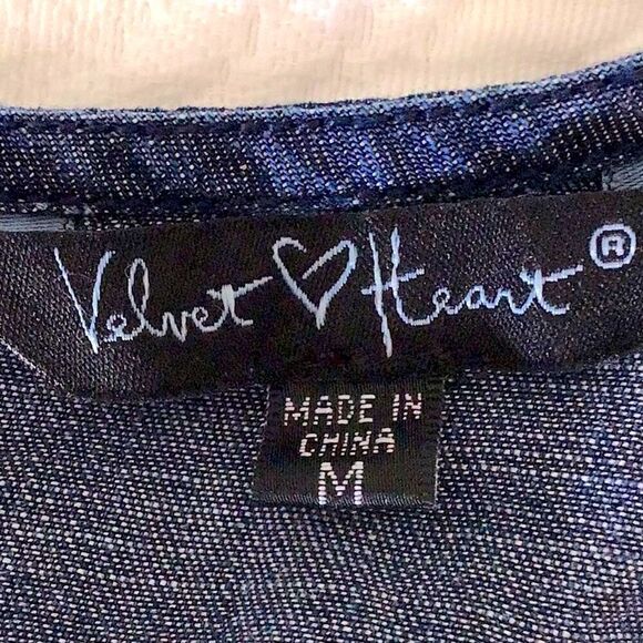 Velvet Heart Blue Chambray Jumpsuit - Picture 12 of 12